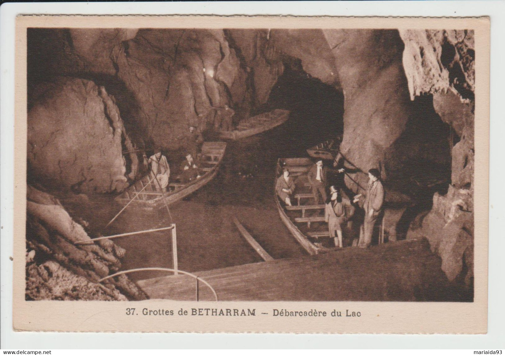 BETHARRAM - PYRENEES ATLANTIQUES - LES GROTTES - DEBARCADERE DU LAC - Otros & Sin Clasificación