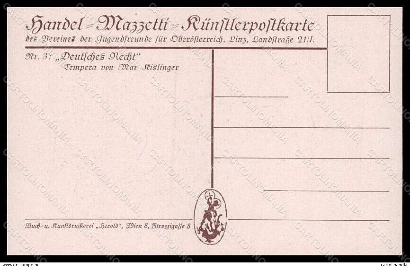 Artist Signed Kislinger Advertising Handel Mazzetti Skeleton Serie 3 Pc VK7791 - Publicité