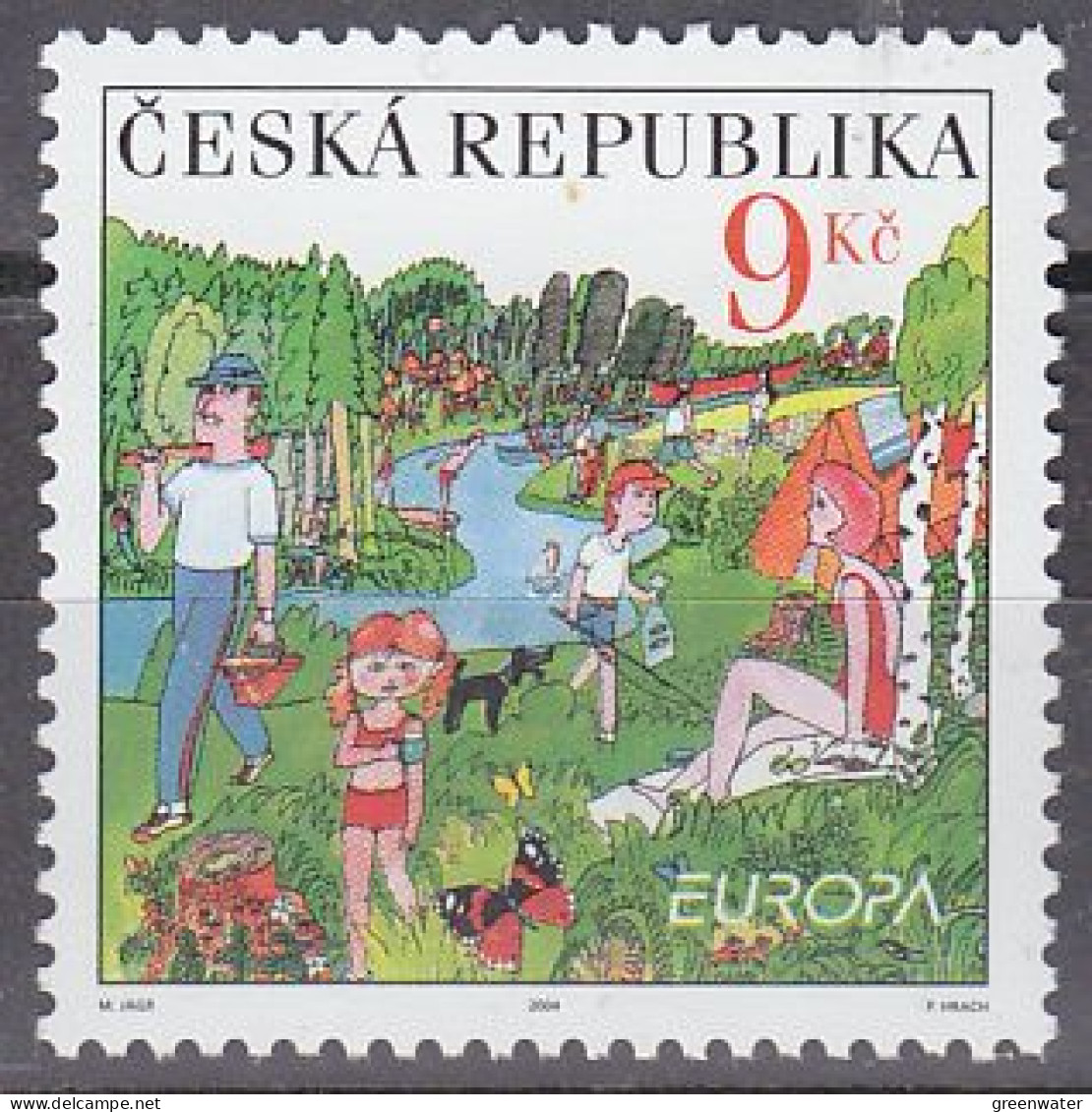 Europa Cept 2004 Czech Republic 1v  ** Mnh (59553D) ROCK BOTTOM - 2004