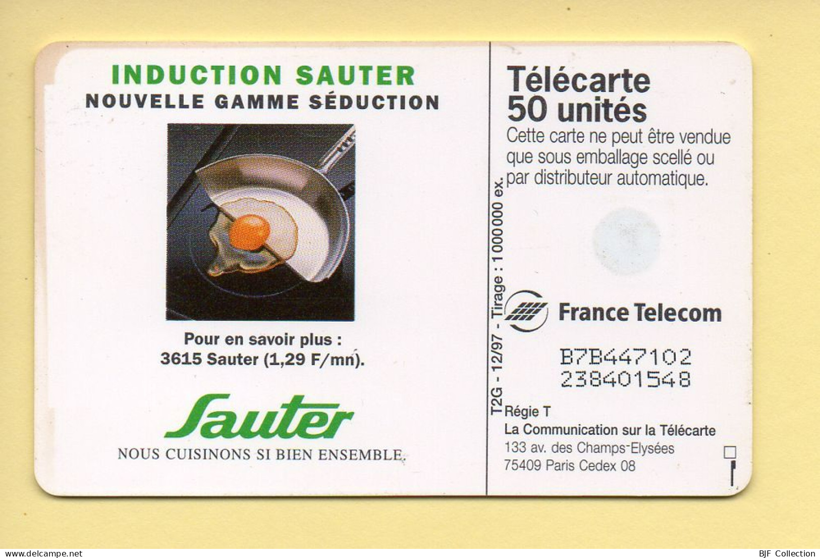 Télécarte 1997 : SAUTER / 50 Unités (voir Puce Et Numéro Au Dos) - 1997