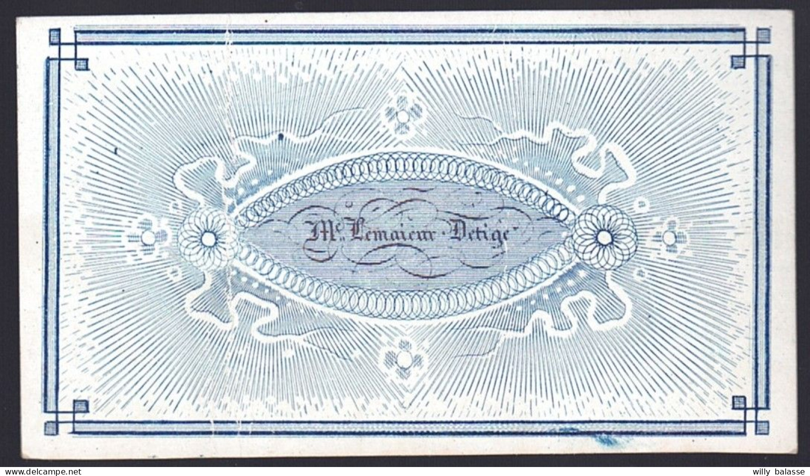 +++ Carte Porcelaine - Carte De Visite Lemaieur - Detige  // - Porcelaine