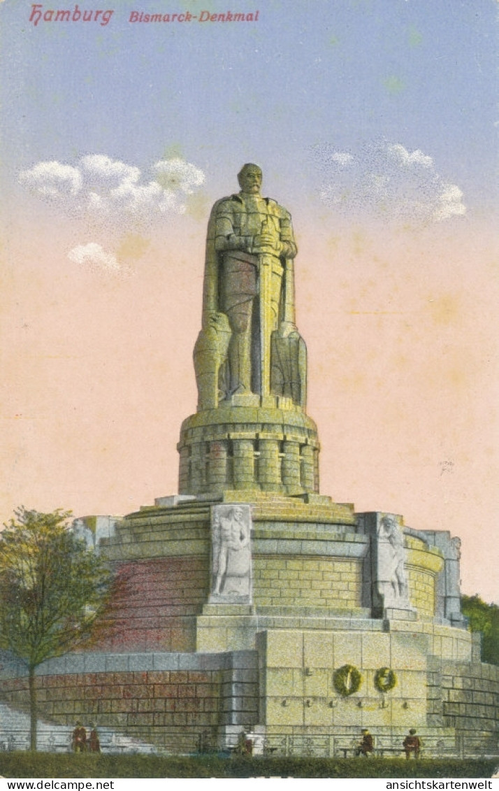 Bismarckdenkmal Hamburg Ngl #105.094 - Hommes Politiques & Militaires