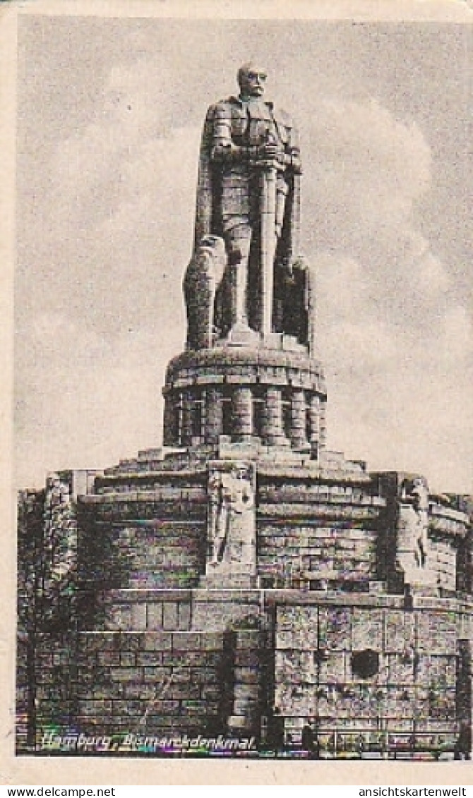 Hamburg Bismarckdenkmal Gl~1930? #B1.819 - Altri & Non Classificati