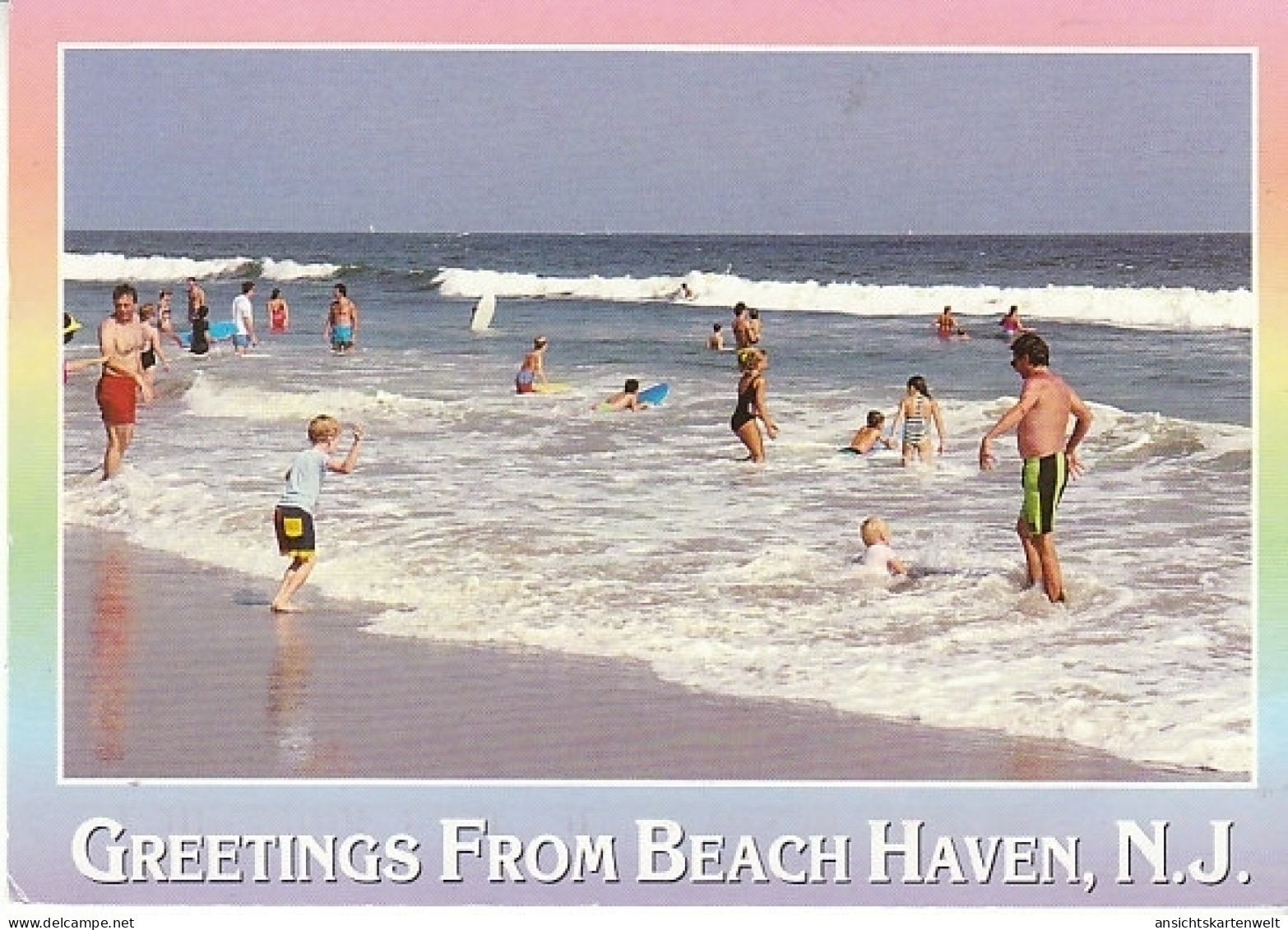 Greetings From Beach Haven, N.J. Gl2002 #C0451 - Autres & Non Classés