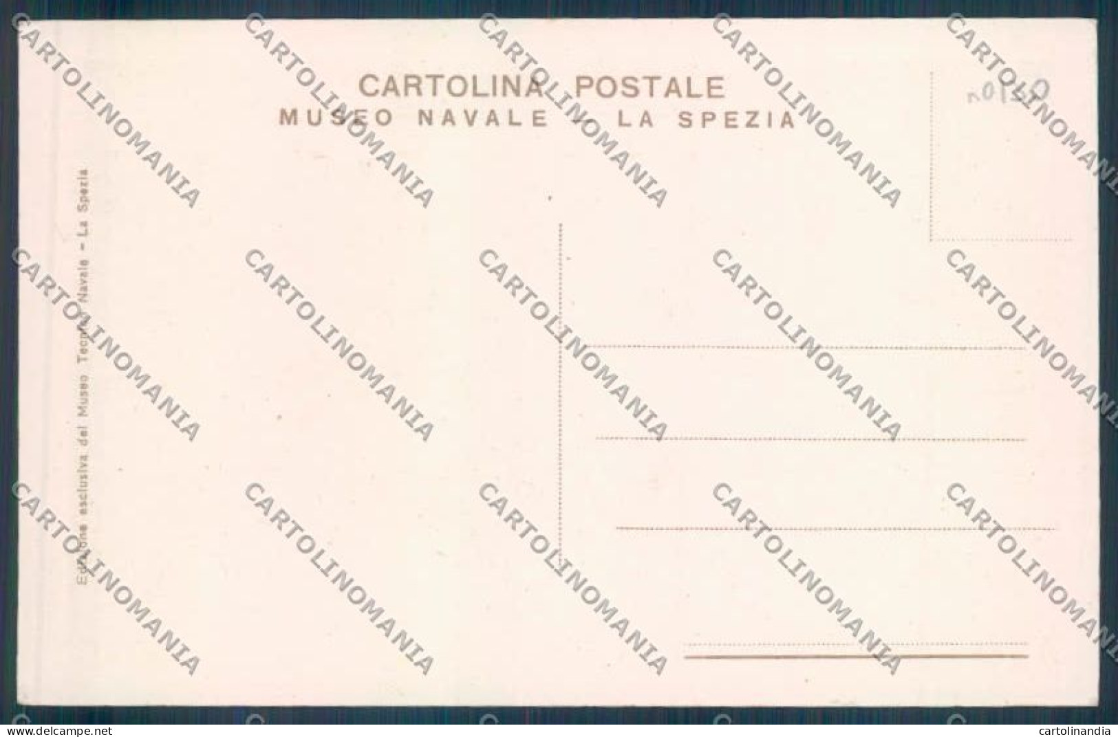 La Spezia Città Museo Navale Cartolina ZT7010 - La Spezia