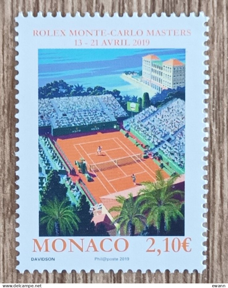 Monaco - YT N°3168 - Sport / Tennis / Monte Carlo  Rolex Masters - 2019 - Neuf - Unused Stamps