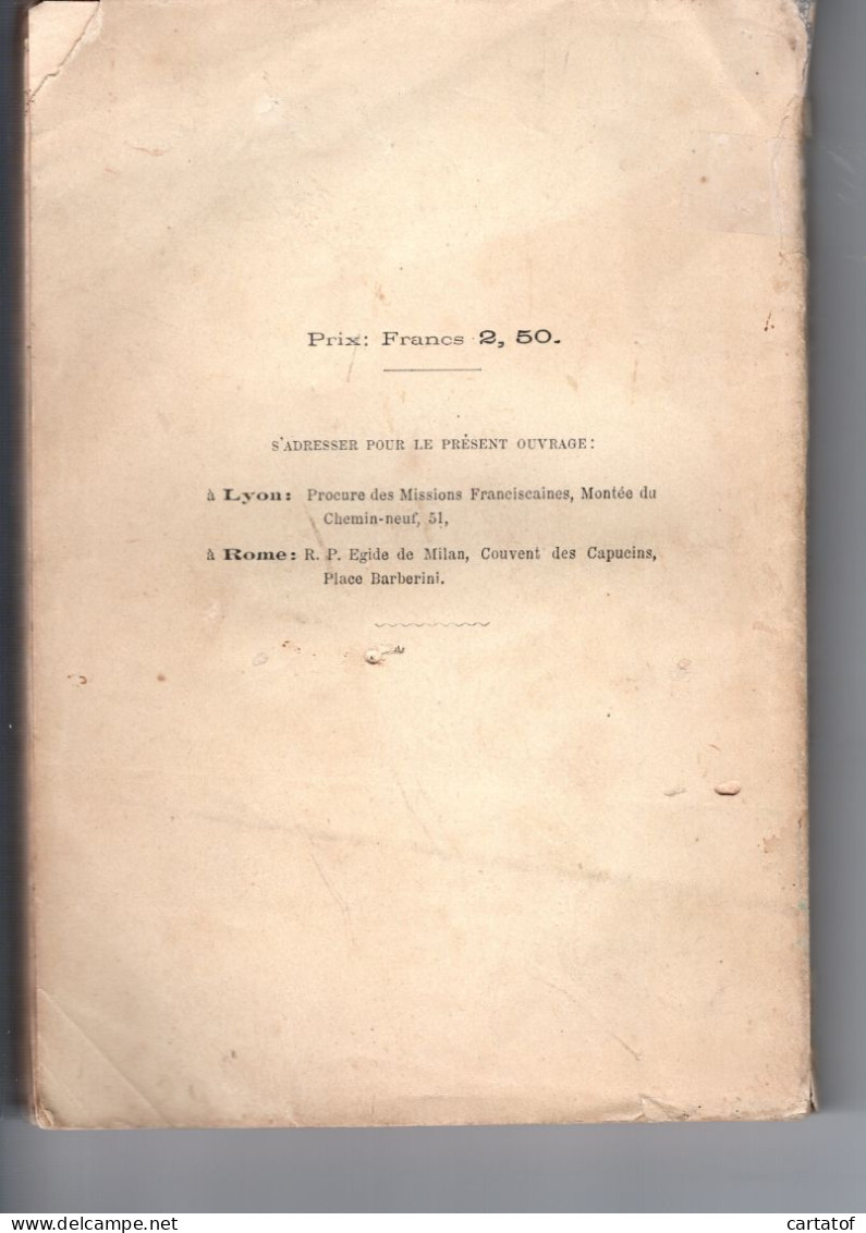 Vieux livre.  VIE du B. CRISPINO DE VITERBE . CRISPIN . LE SAINT JOYEUX . FF. MINEURS CAPUCINS  Par ILDEFONSE DE BARD.