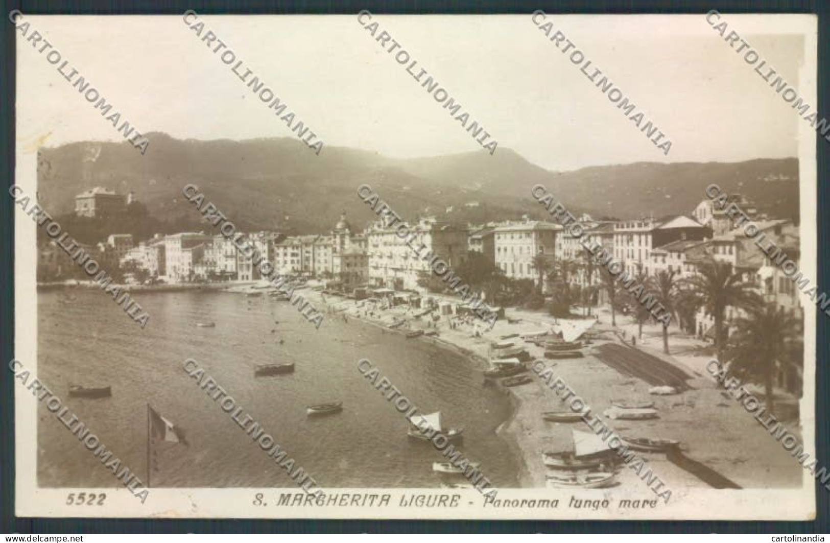 Genova Santa Margherita Ligure Foto Cartolina ZQ9257 - Genova (Genoa)
