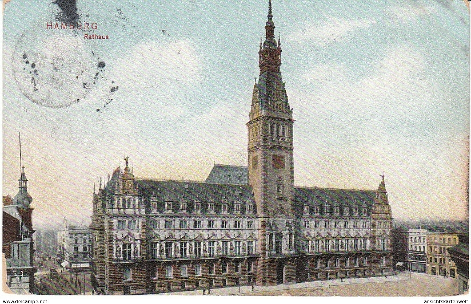 Hamburg Rathaus Gl1907 #49.760 - Altri & Non Classificati