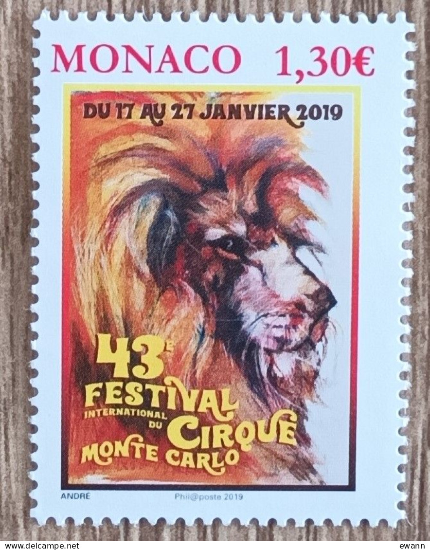 Monaco - YT N°3164 - 43e Festival International De Cirque De Monte Carlo - 2019 - Neuf - Unused Stamps