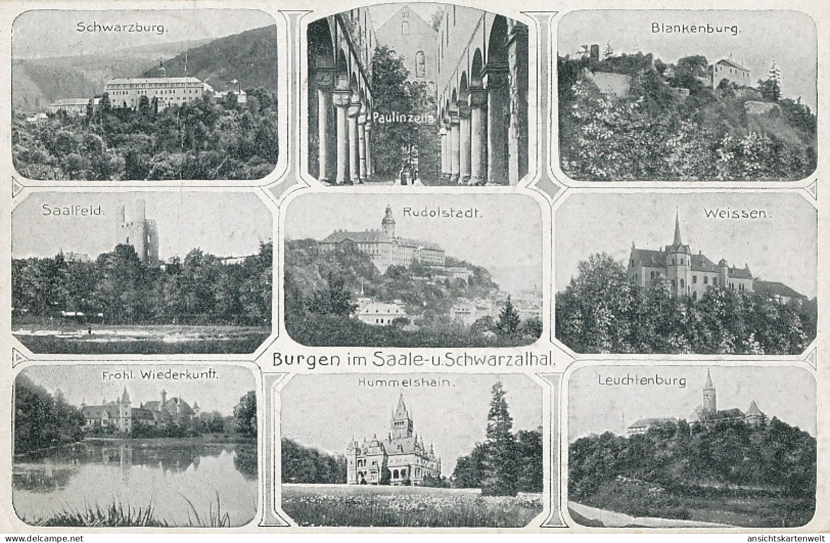 Burgen Im Saale- Und Schwarzathal Gl1927 #111.906 - Châteaux