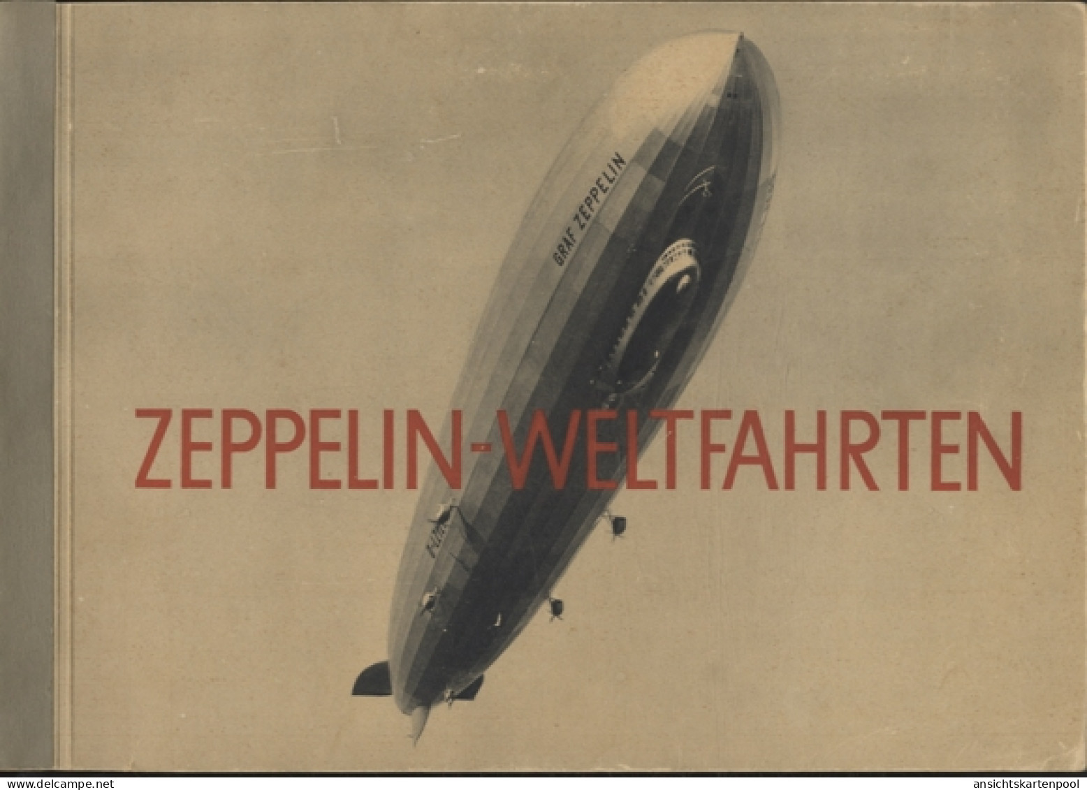 Zeppelin-Weltfahrten Sammelbilderalbum Greiling Zigarettenfabrik, Dresden 1936 - Non Classificati