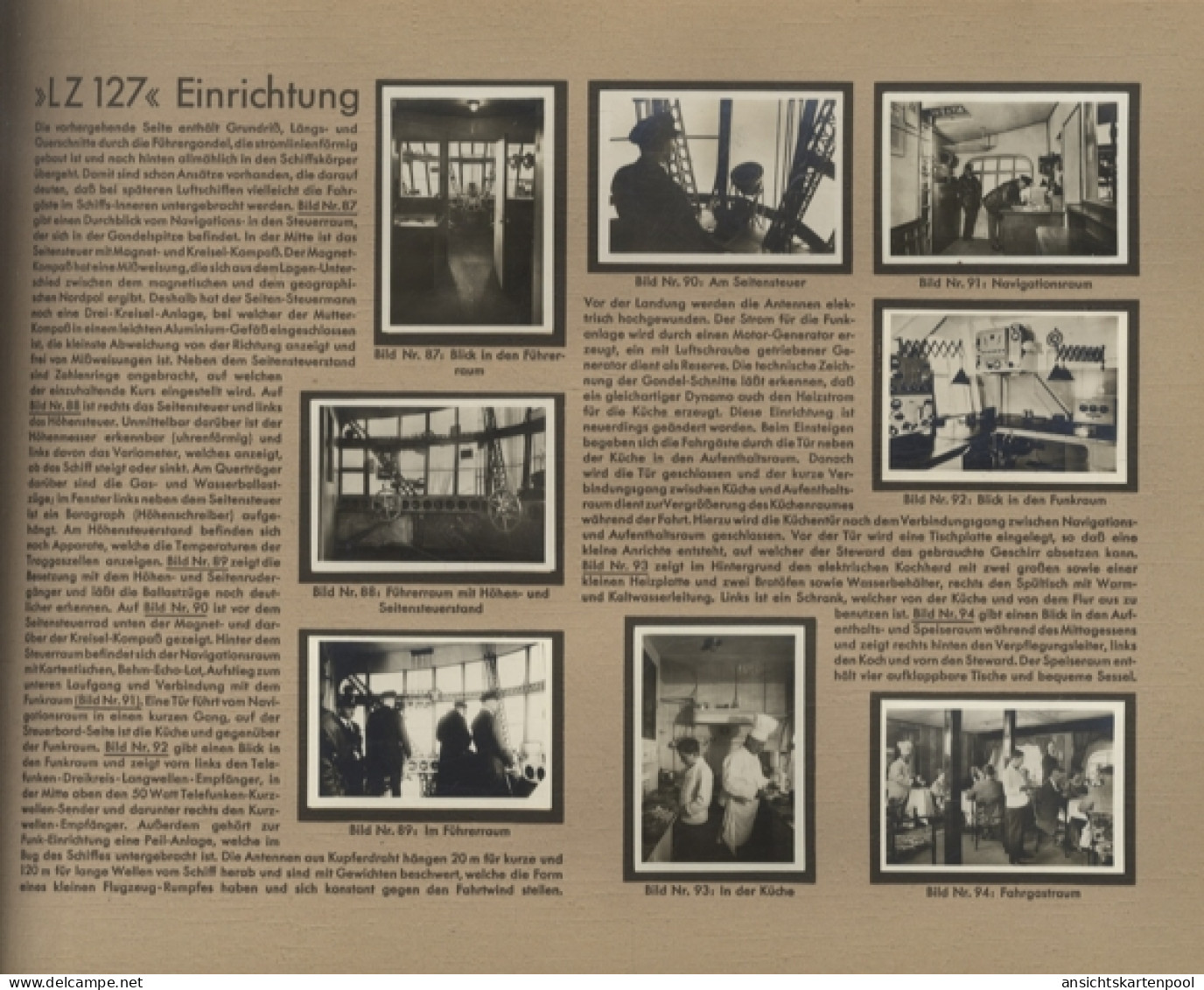 Zeppelin-Weltfahrten Sammelbilderalbum Greiling Zigarettenfabrik, Dresden 1936 - Non Classificati