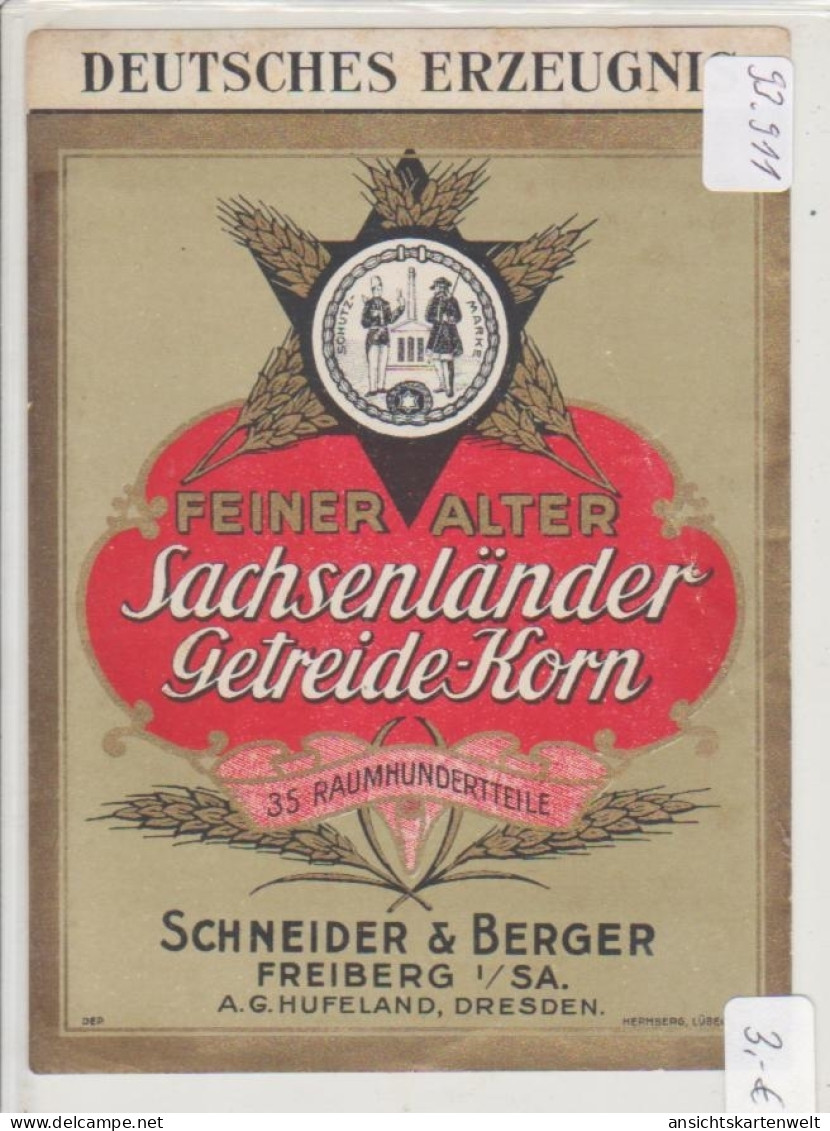 Sachsenländer-Getreide-Korn Schneider/Berger #93.911 - Publicité