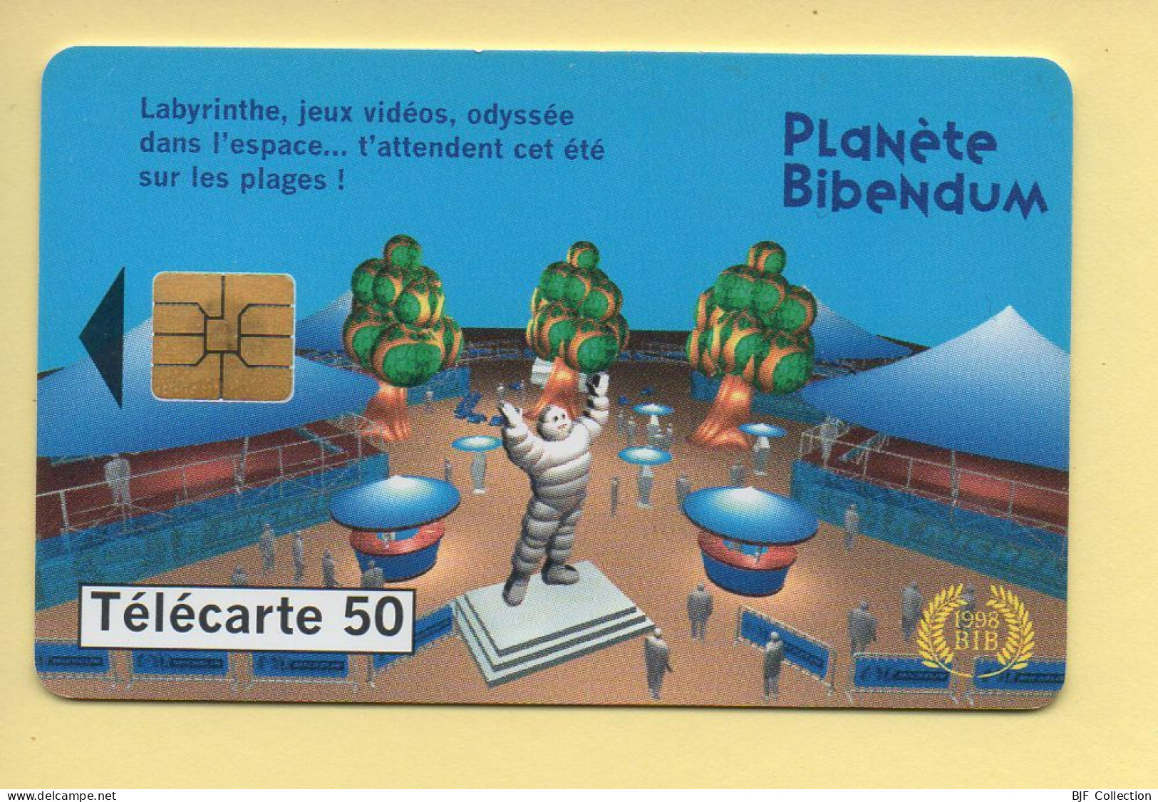 Télécarte 1998 : Michelin Planète Bibendum / 50 Unités (voir Puce Et Numéro Au Dos) - 1998