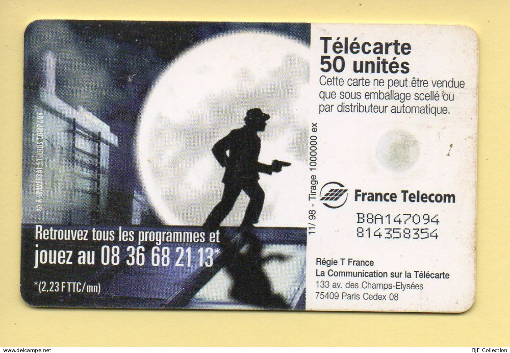 Télécarte 1998 : 13ème Rue / 50 Unités (voir Puce Et Numéro Au Dos) - 1998