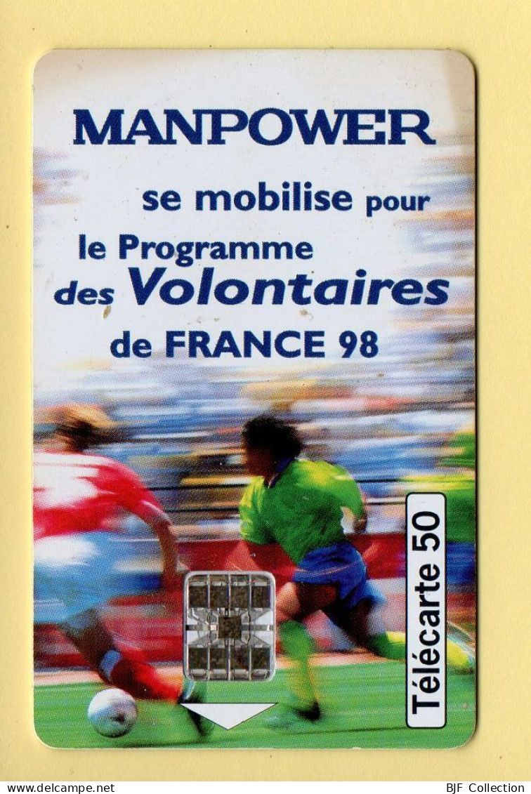 Télécarte 1998 : Manpower France 98 / 50 Unités (voir Puce Et Numéro Au Dos) - 1998