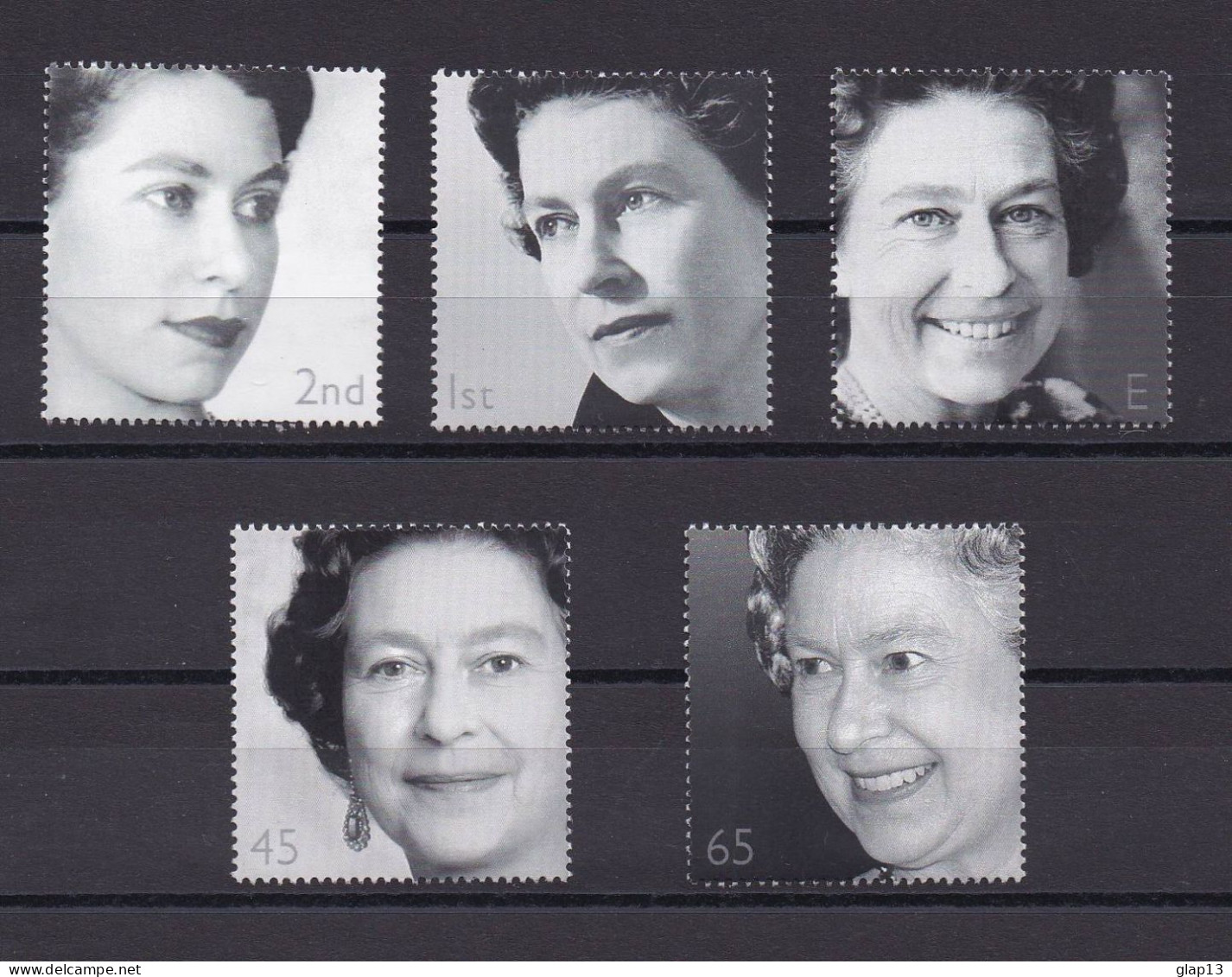 GRANDE-BRETAGNE 2002 TIMBRE N°2301/05 NEUF** ELIZABETH II - Unused Stamps