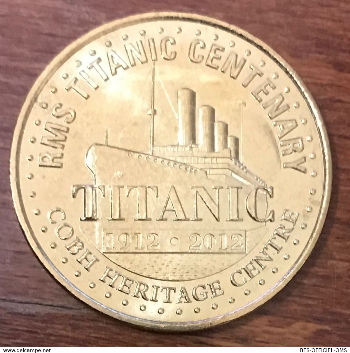 IRLANDE IRISH CORK COBH HERITAGE LE TITANIC MDP 2012 MÉDAILLE MONNAIE DE PARIS JETON TOURISTIQUE MEDALS COINS TOKENS - 2012