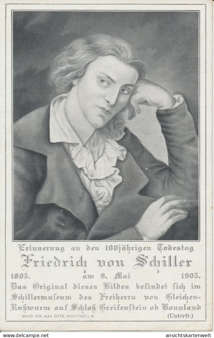 Friedrich Schiller 100jähr. Todestag 1905 Ngl #106.506 - Ohne Zuordnung