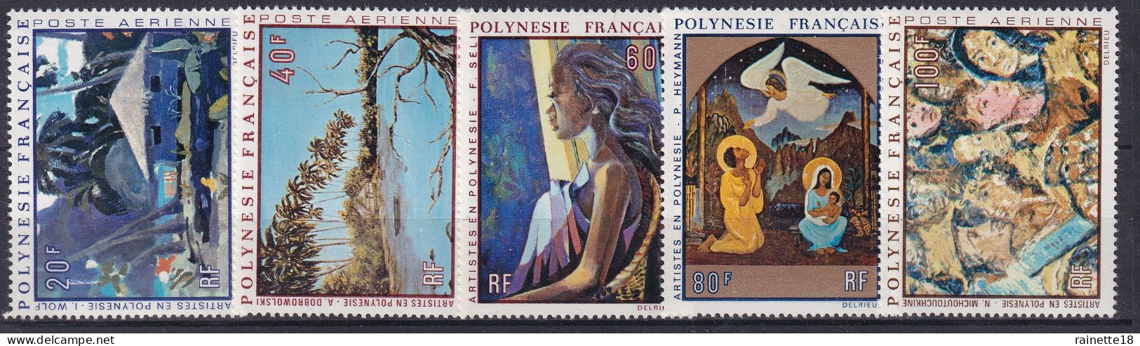 PolynésieFrançaise       PA  55/59 ** - Nuovi