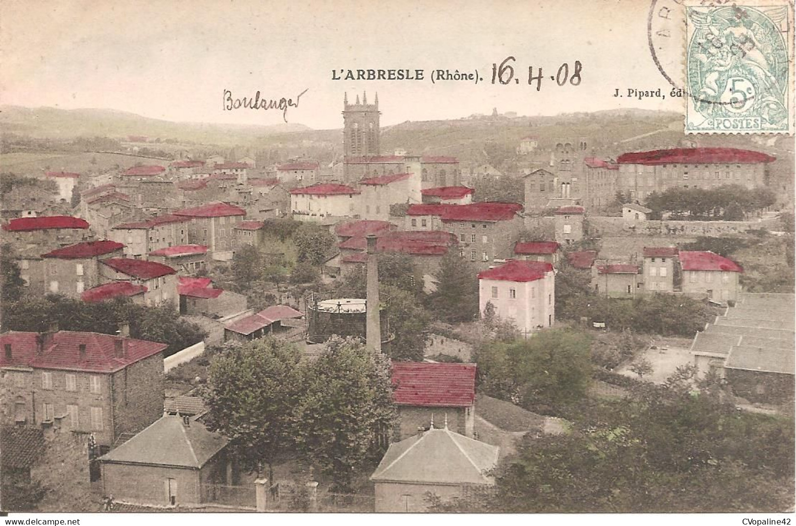 L'ARBRESLE (69) Vue Générale En 1908 - L'Arbresle