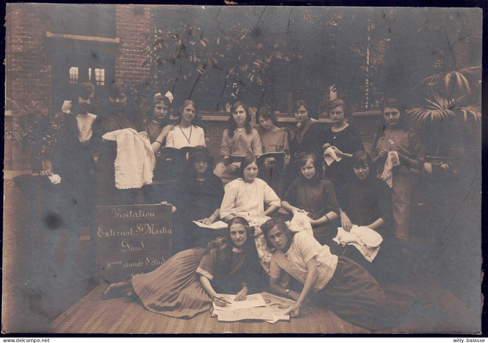 +++ Photo Sur Carton - GAND - GENT - Photo De Classe - Externat St Martin  // - Gent