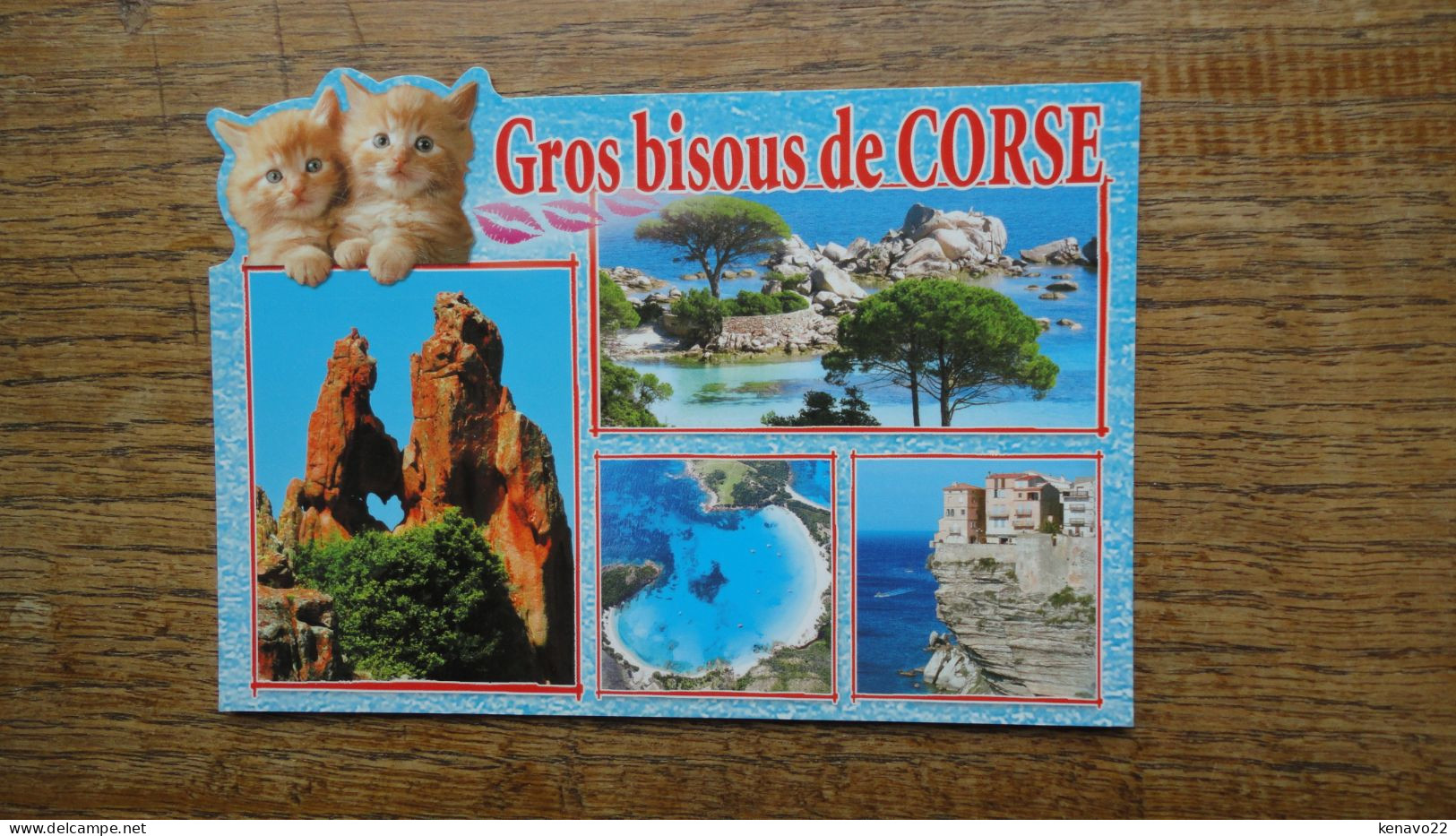 Gros Bisous De Corse , Multi-vues "" Beau Timbre Roulette "" - Sonstige & Ohne Zuordnung