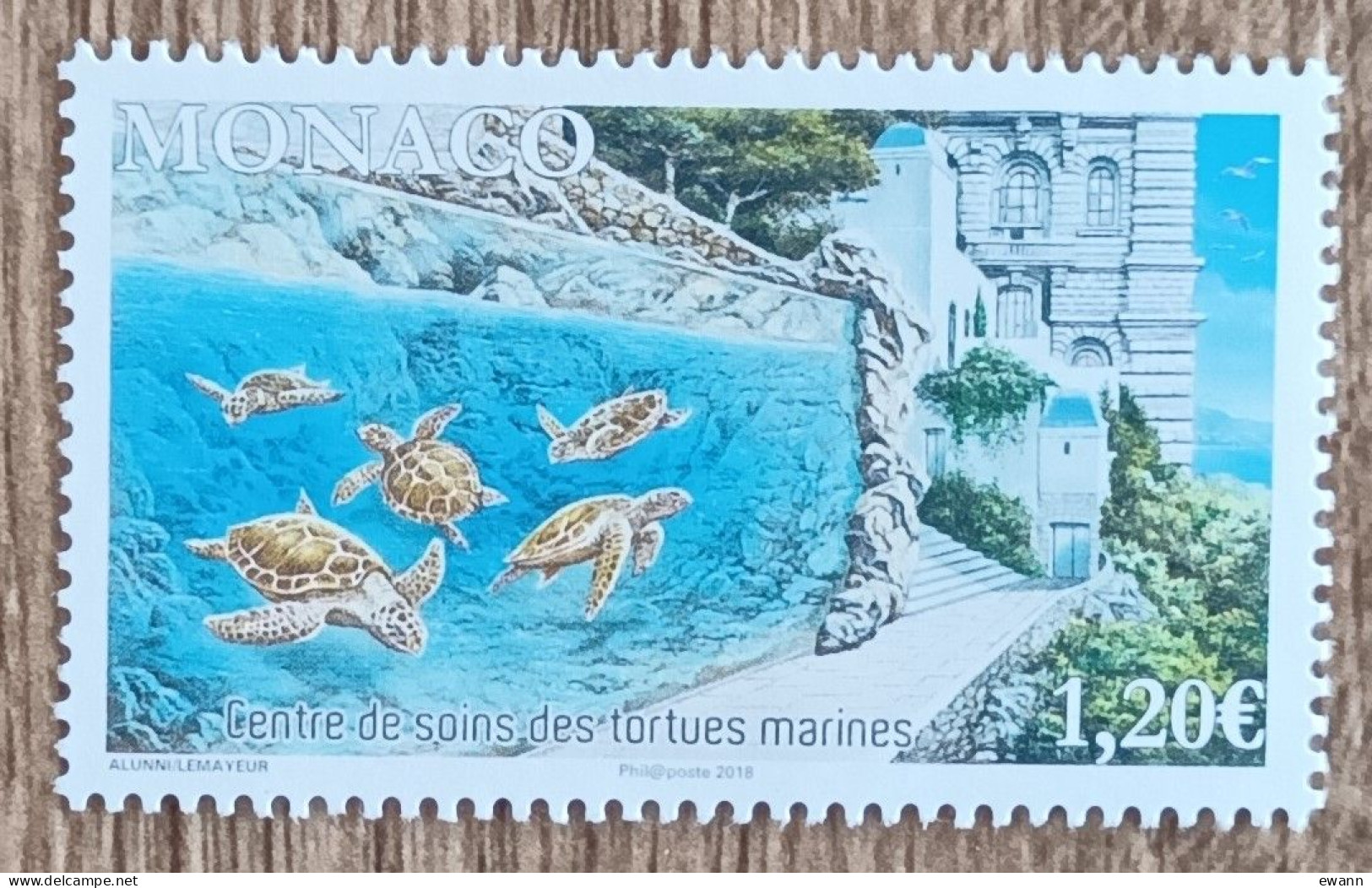 Monaco - YT N°3129 - Centre De Soins Pour Les Tortues Marines - 2018 - Neuf - Neufs