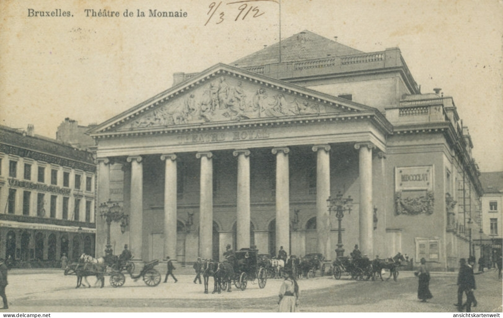 Bruxelles Theatre De La Monnaie Gl1912 #103.854 - Autres & Non Classés