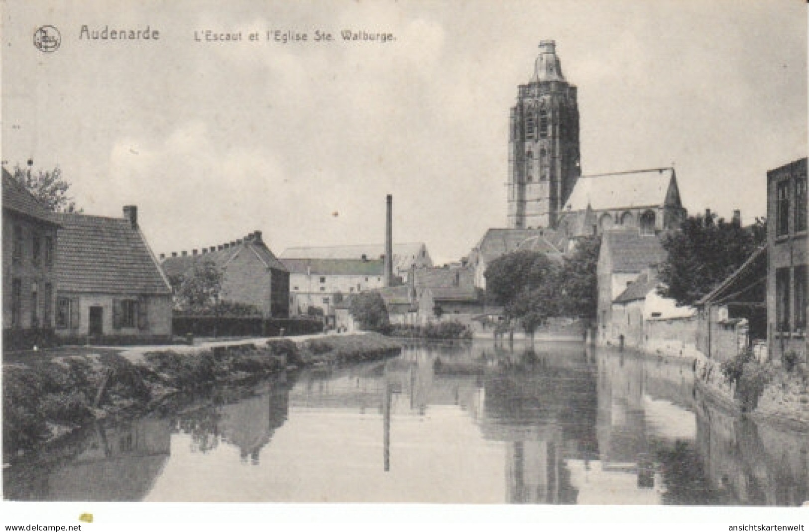 Audenarde L'Escaut L'Eglise Walburge Feldpgl1917 #20.908 - Autres & Non Classés