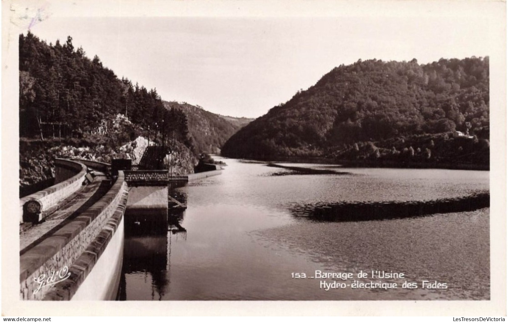 FRANCE - Barrage De L'usine - Hydro-électrique Des Fades - Carte Postale Ancienne - Autres & Non Classés