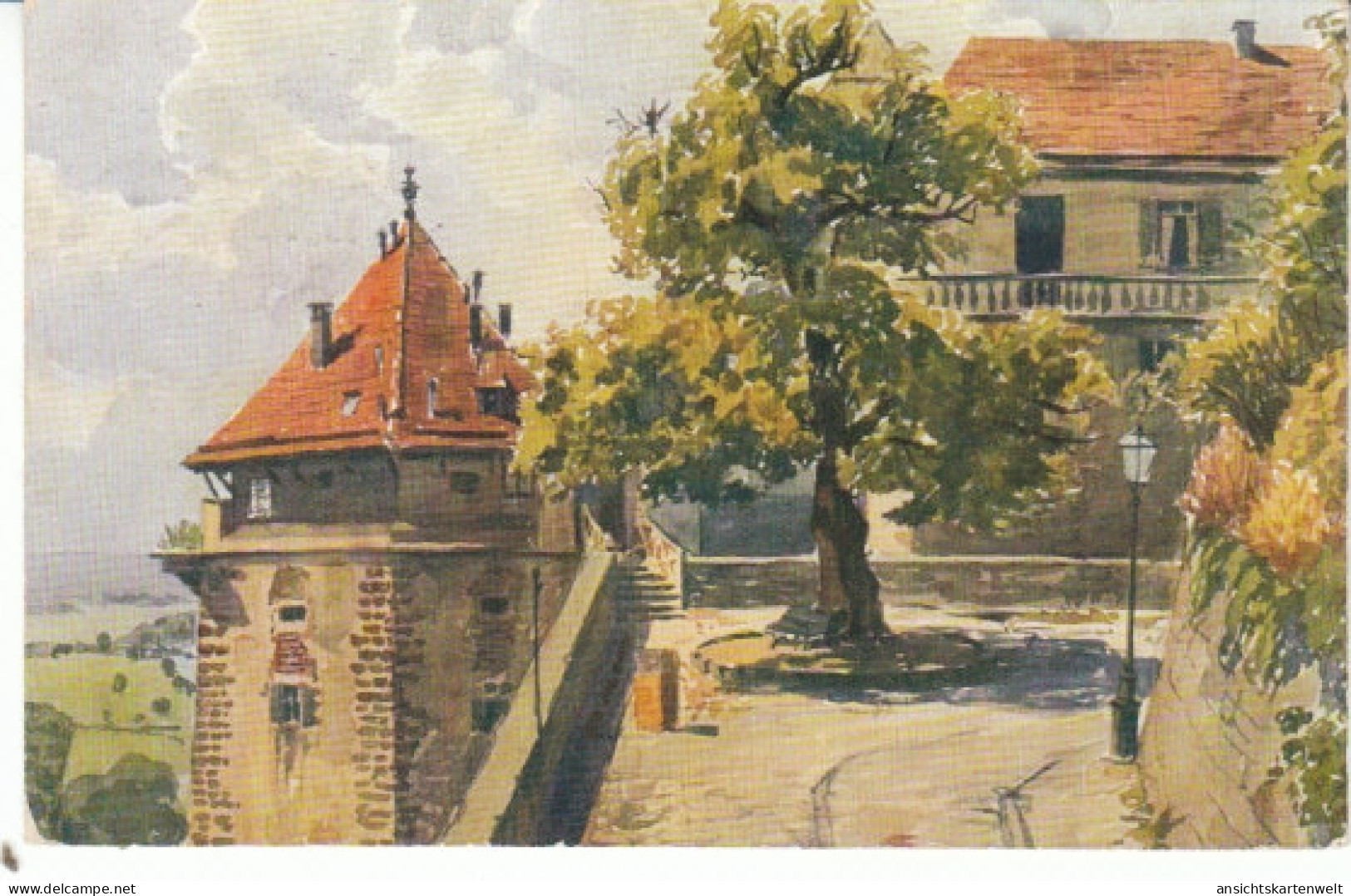 Tübingen Burgpartie Gl1918 #26.987 - Other & Unclassified