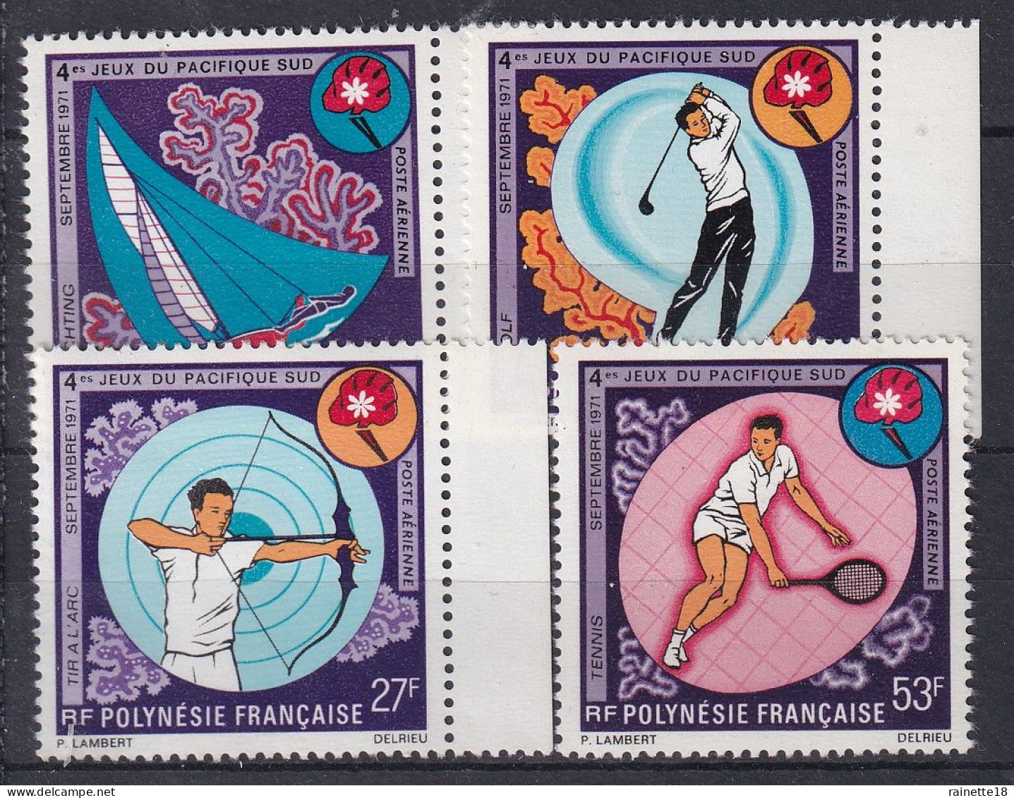PolynésieFrançaise       PA  51/54 ** - Unused Stamps