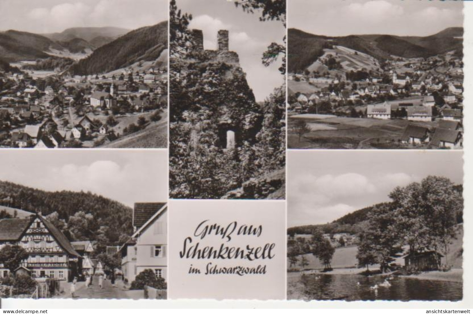 Schenkenzell Teilansichten Panorama Gl1957 #82.883 - Autres & Non Classés