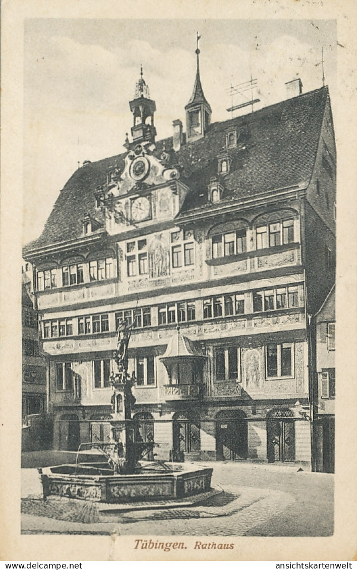 Tübingen A.N. Rathaus Gl1924? #101.752 - Autres & Non Classés