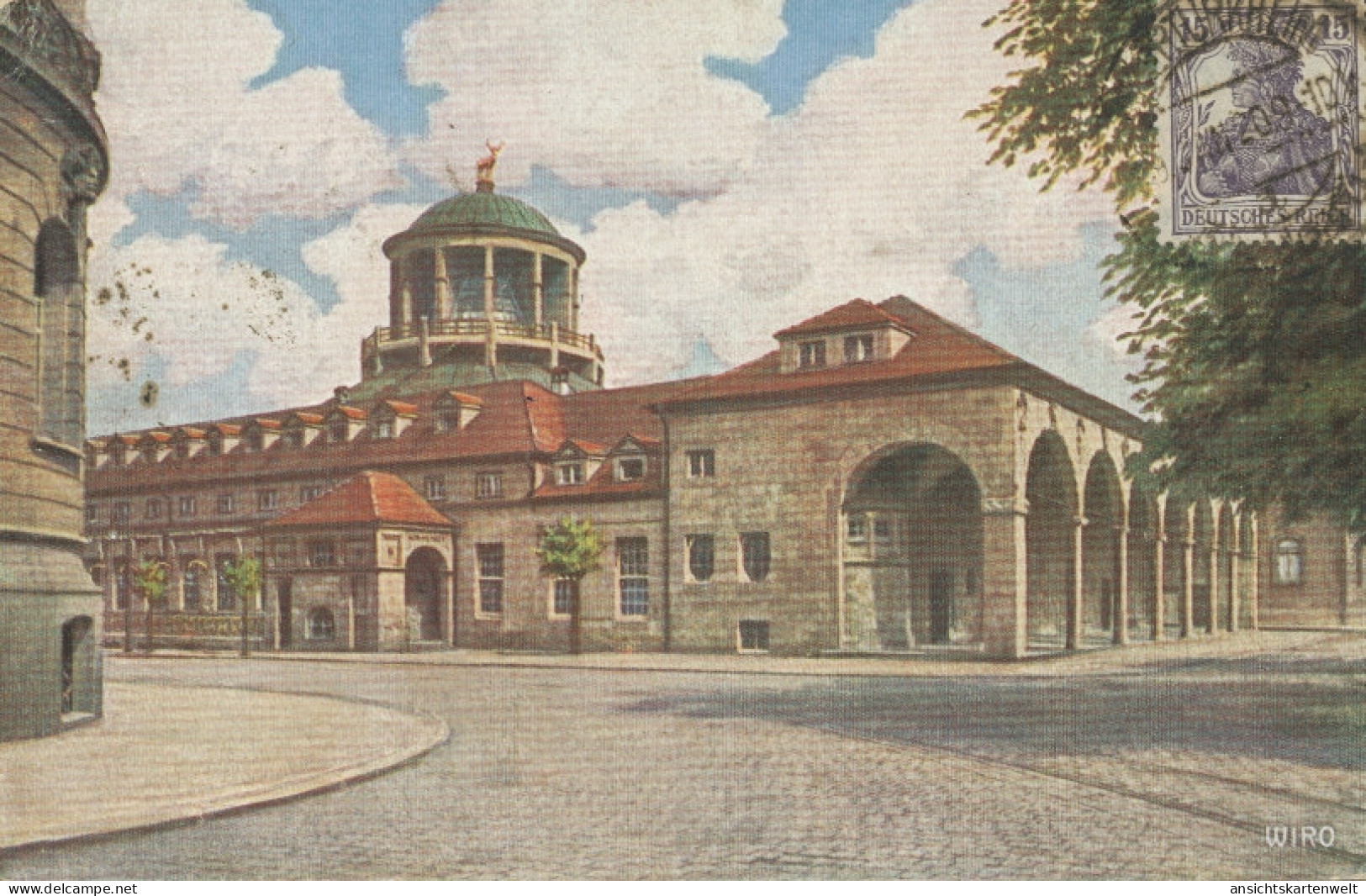 Stuttgart Kgl. Kunstgebäude WIRO-Serie Gl1920 #103.134 - Autres & Non Classés