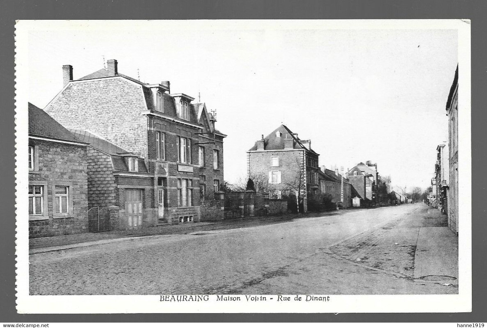 Beauraing Rue De Dinant Maison Voisin Photo Carte Htje - Beauraing