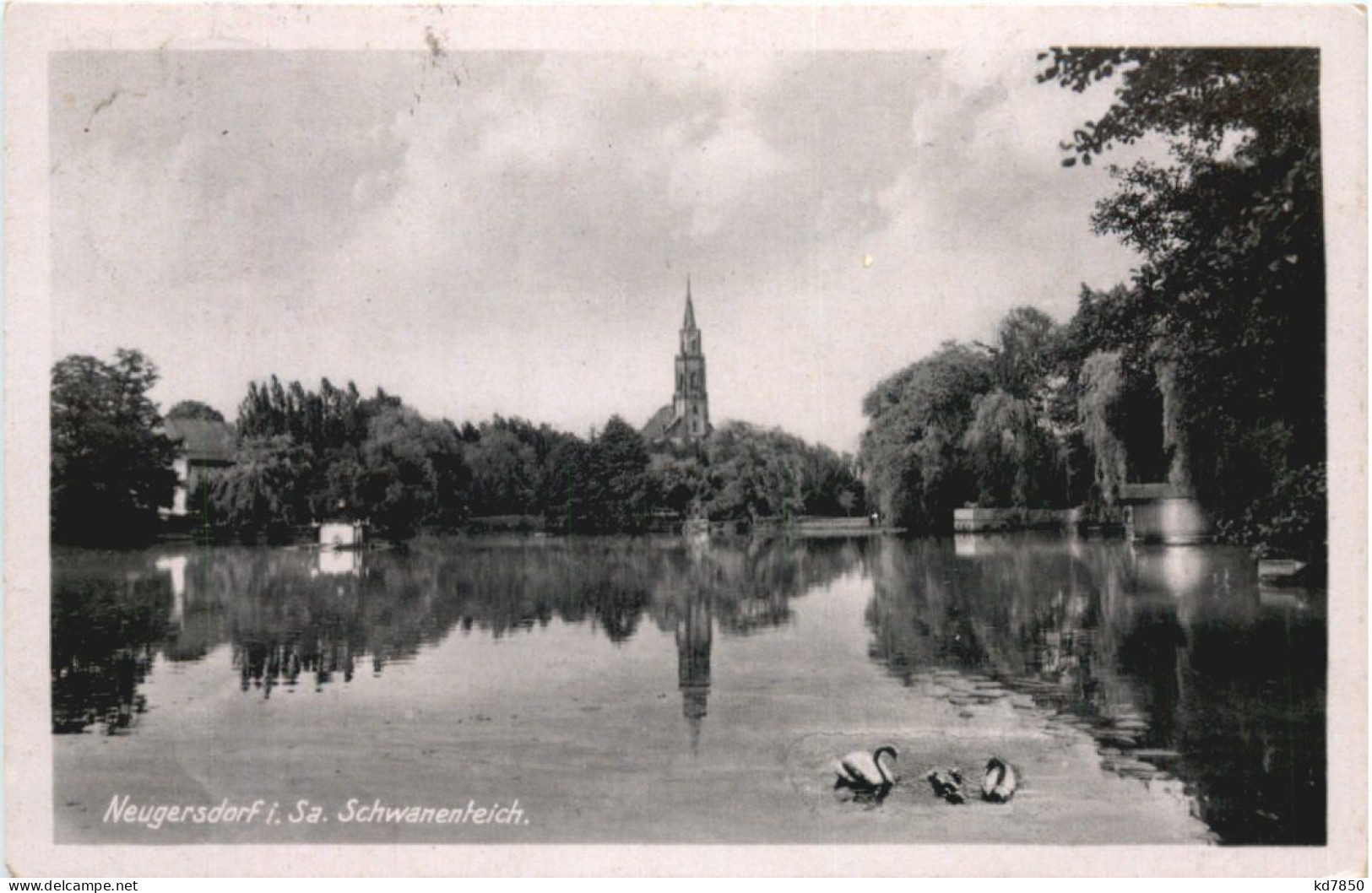 Neugersdorf In Sachsen - Schwanenteich - Ebersbach (Loebau/Zittau)