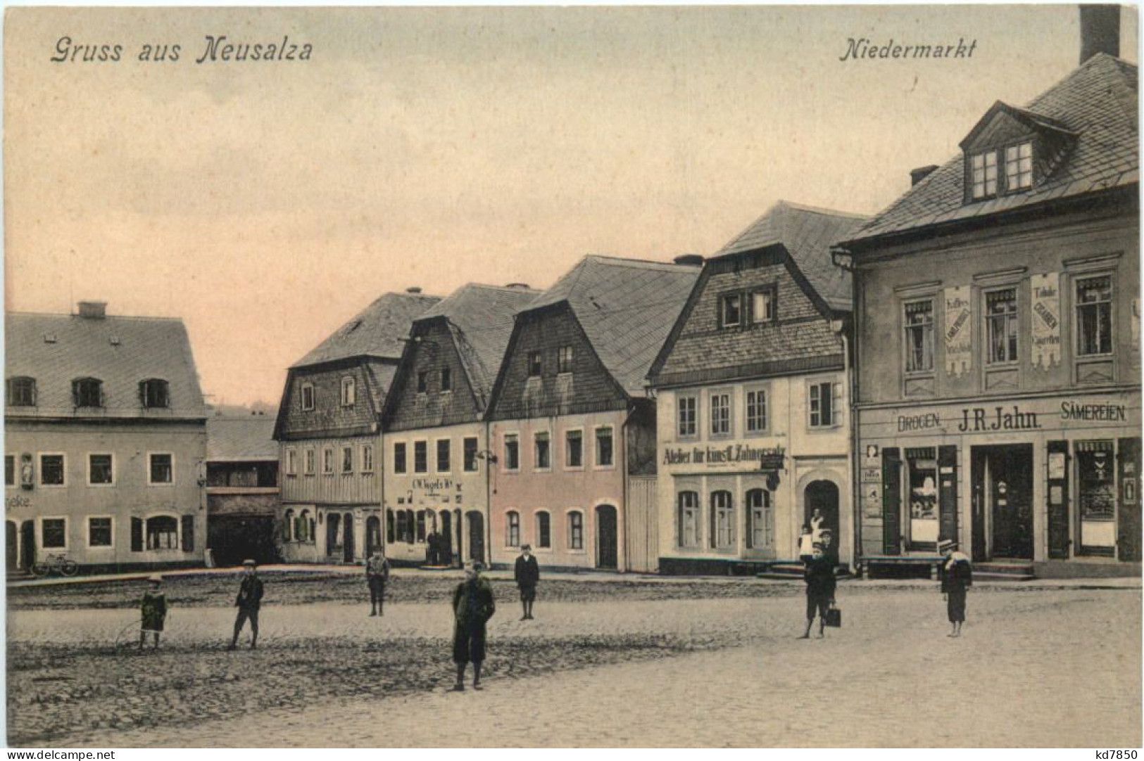 Gruss Aus Neusalza - Niedermarkt - Goerlitz