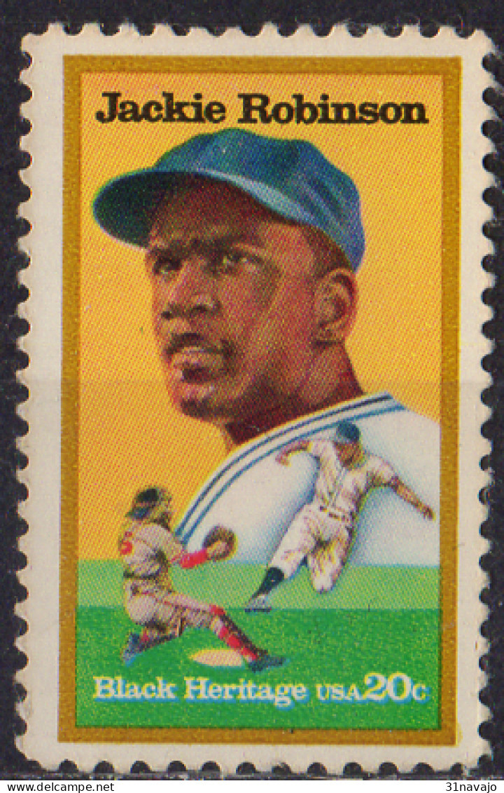 ETATS UNIS D'AMERIQUE - Jackie Robinson - Neufs