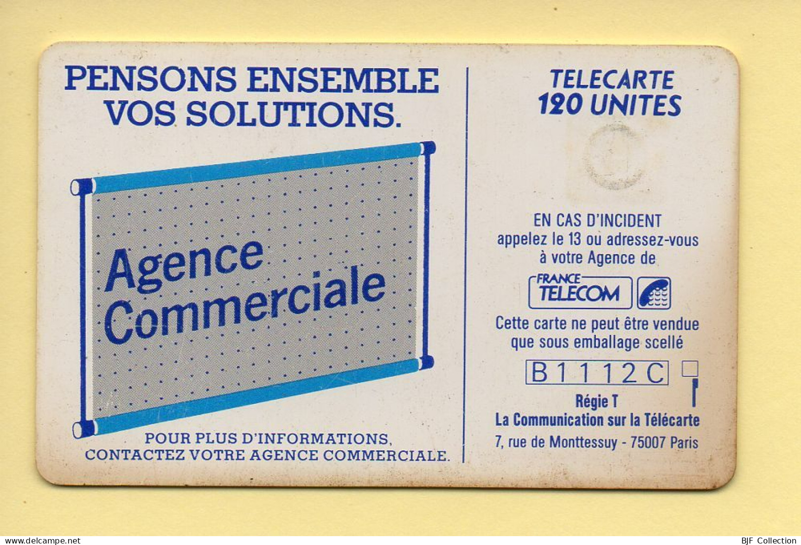 Télécarte : 600 Agences / 120 Unités : Numéro B1112C (voir Cadre, Texte Et Numérotation) - “600 Agences”