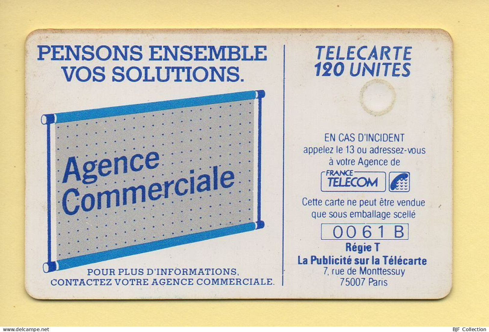 Télécarte : 600 Agences / 120 Unités : Numéro 0061B (voir Cadre, Texte Et Numérotation) - 600 Agences