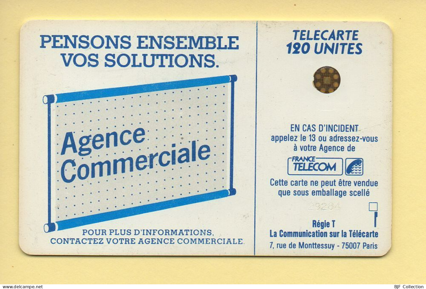 Télécarte : 600 Agences / 120 Unités : Numéro 29284 (voir Cadre, Texte Et Numérotation) - 600 Bedrijven