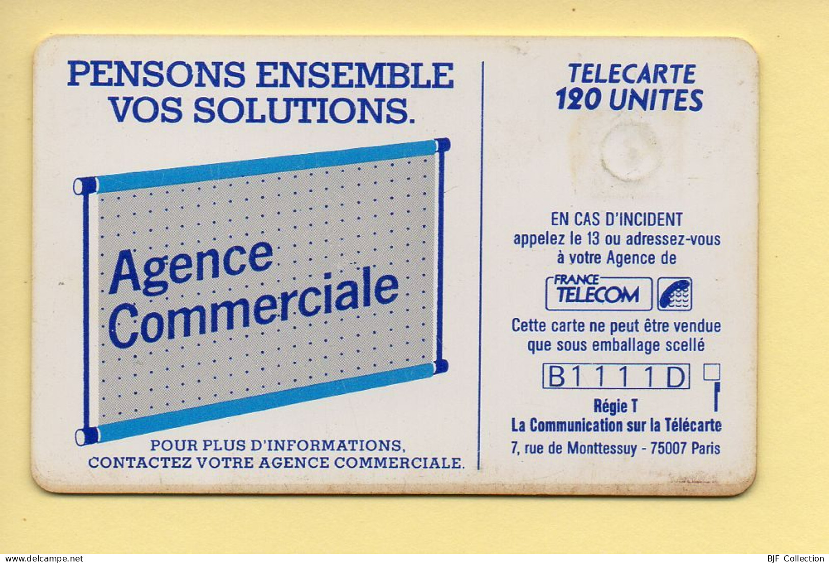 Télécarte : 600 Agences / 120 Unités : Numéro B1111D (voir Cadre, Texte Et Numérotation) - 600 Agences