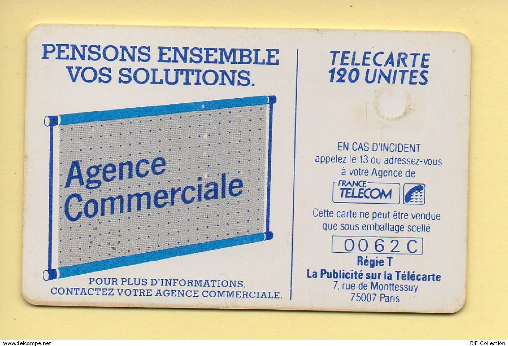 Télécarte : 600 Agences / 120 Unités : Numéro 0062C (voir Cadre, Texte Et Numérotation) - 600 Agences