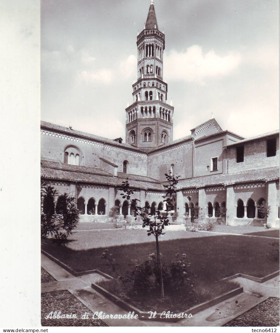 Chiaravalle(piacenza) - Abbazia Di Chiaravalle - Il Chiostro - Non Viaggiata - Piacenza