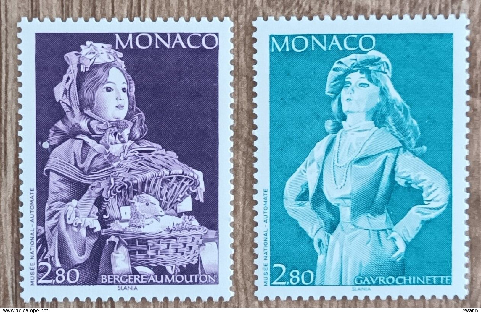 Monaco - YT N°1921, 1922 - Automates Du Musée National - 1994 - Neuf - Neufs