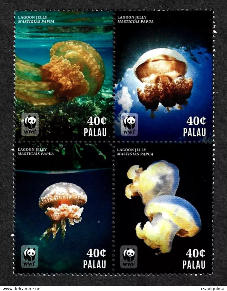 Palau - 2014 - Jellyfish - Yv 3027E/H - Vie Marine