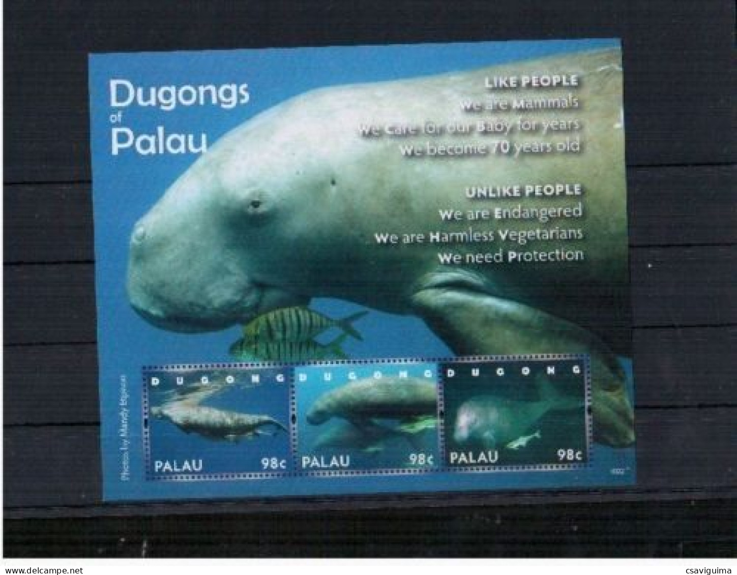Palau - 2010 - Dugongs - Yv 2591/93 - Sonstige & Ohne Zuordnung